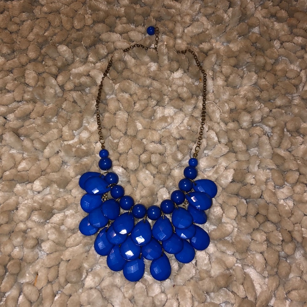 Blue Statement Necklace